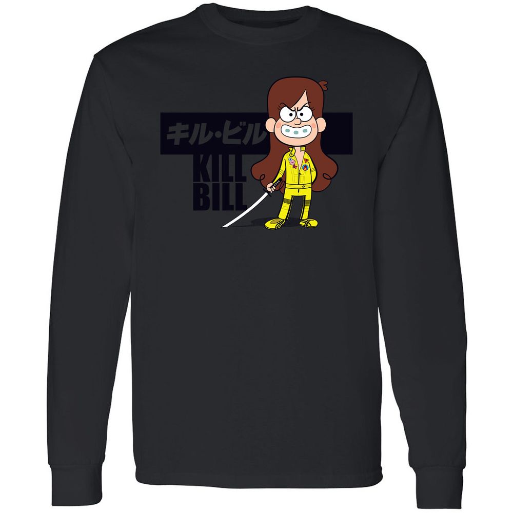 Long Sleeve T-Shirt - AZZCV97V - Black - 16