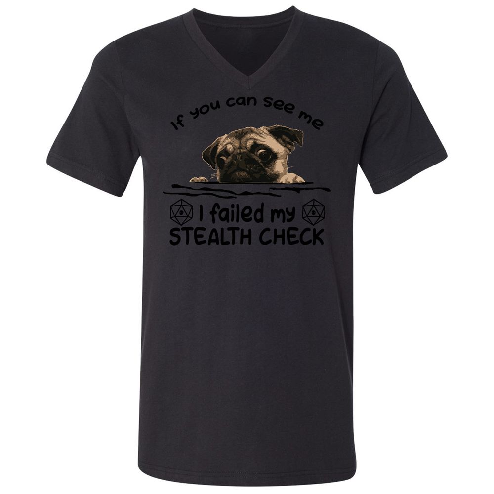 Unisex V-Neck T-Shirt - ED6745N5 - Black - 16