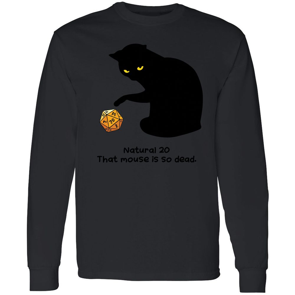 Long Sleeve T-Shirt - CWJ9T3WZ - Black - 16