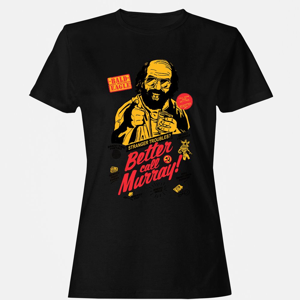 Women's T-Shirt - RU99P7PJ - Black - 16