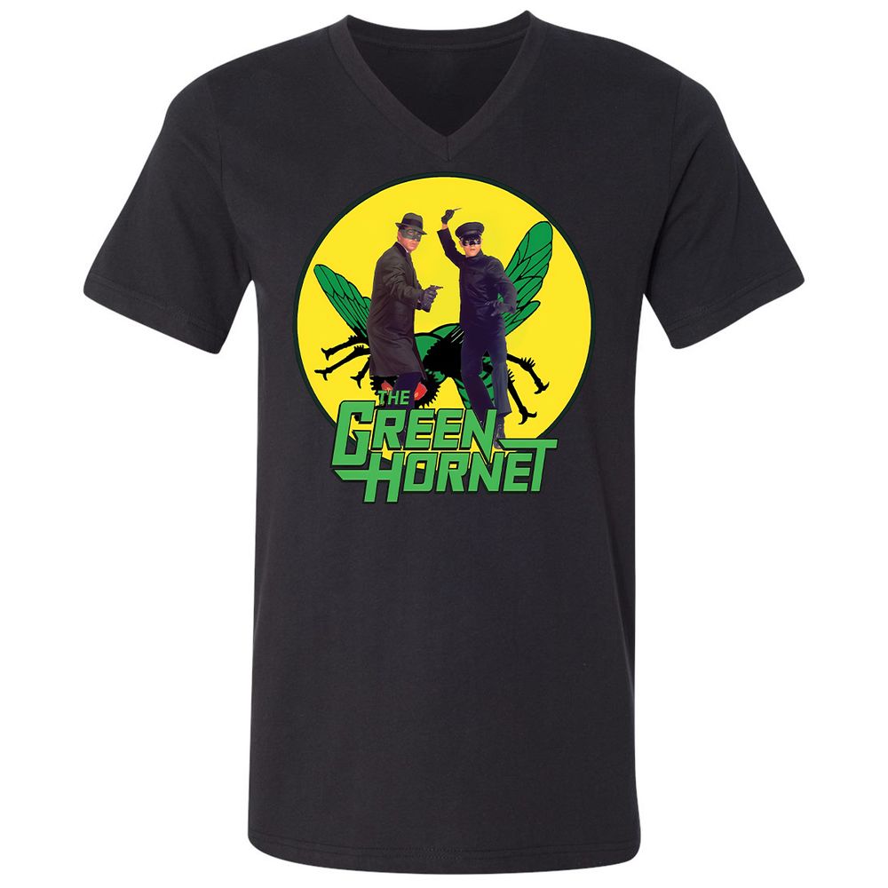 Unisex V-Neck T-Shirt - NBP9XWS9 - Black - 16
