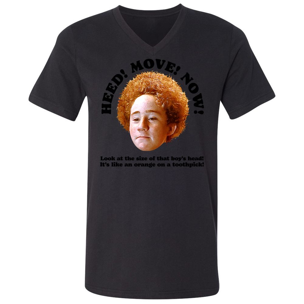 Unisex V-Neck T-Shirt - XS3AJJ47 - Black - 16
