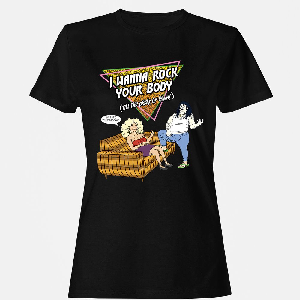 Women's T-Shirt - UDZW7JYS - Black - 16