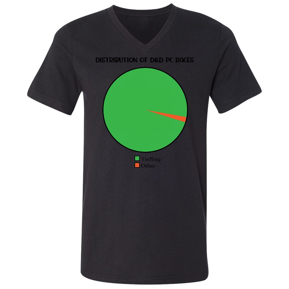 Unisex V-Neck T-Shirt - 4SA4B6E7 - Black - 16