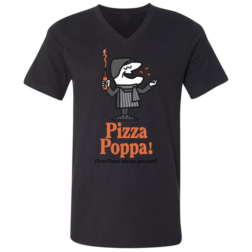 Unisex V-Neck T-Shirt - NYVTS96F - Black - 16