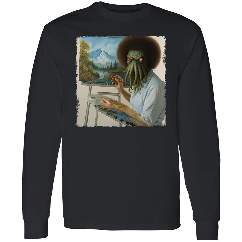 Long Sleeve T-Shirt - WJ2Q7HXE - Black - 16