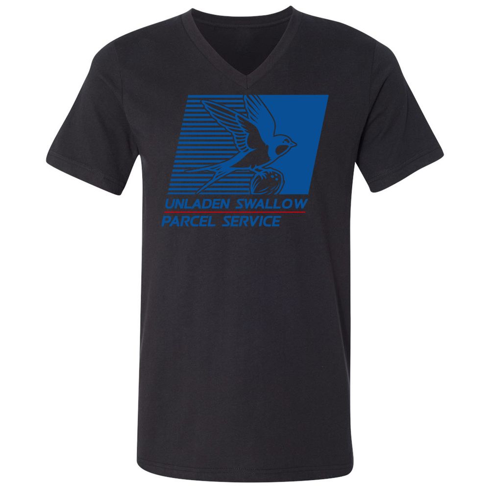 Unisex V-Neck T-Shirt - 55PU75KS - Black - 16