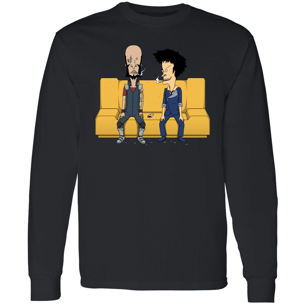 Long Sleeve T-Shirt - F6JNZQ3Y - Black - 16
