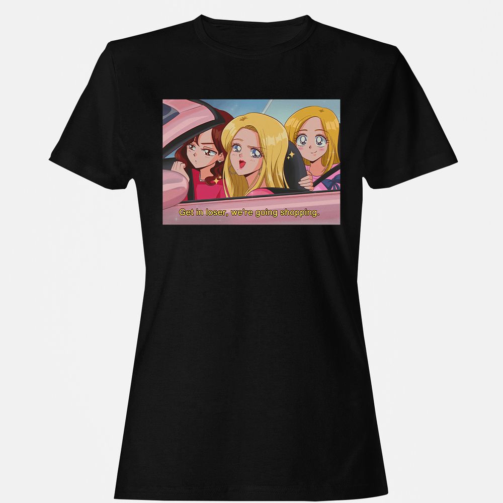 Women's T-Shirt - RAX7KFBJ - Black - 16