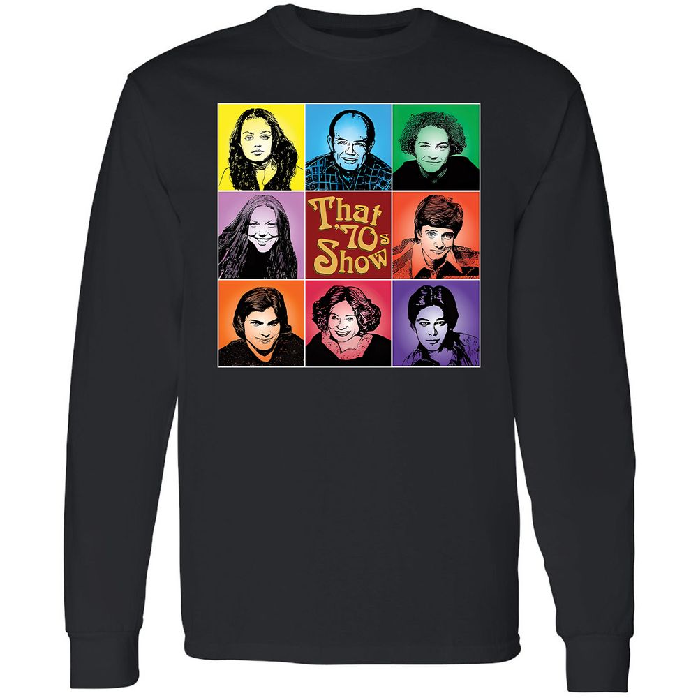 Long Sleeve T-Shirt - RPE8PUQ6 - Black - 16