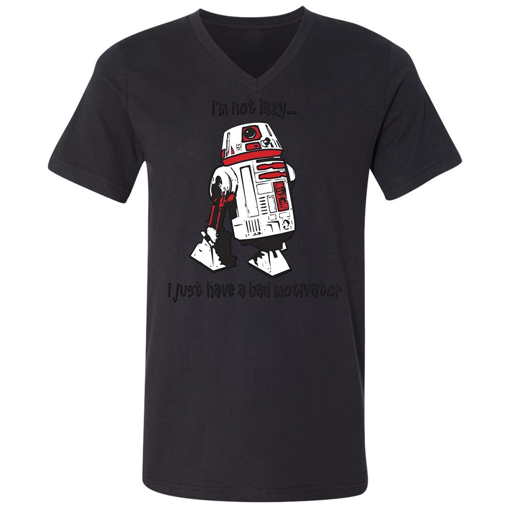 Unisex V-Neck T-Shirt - FC62ND4J - Black - 16