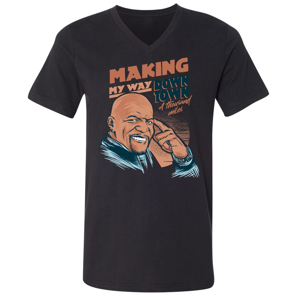 Unisex V-Neck T-Shirt - M39DWMJ2 - Black - 16