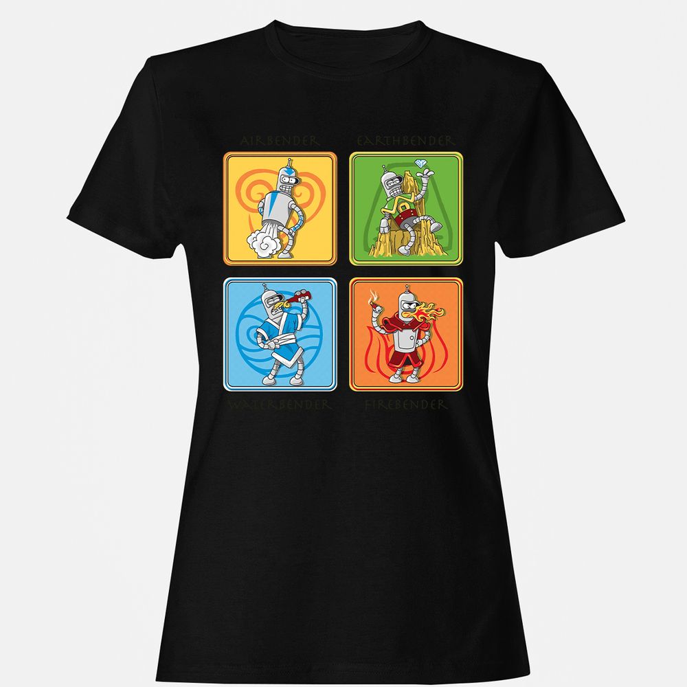 Women's T-Shirt - HP6Z3ZFU - Black - 16