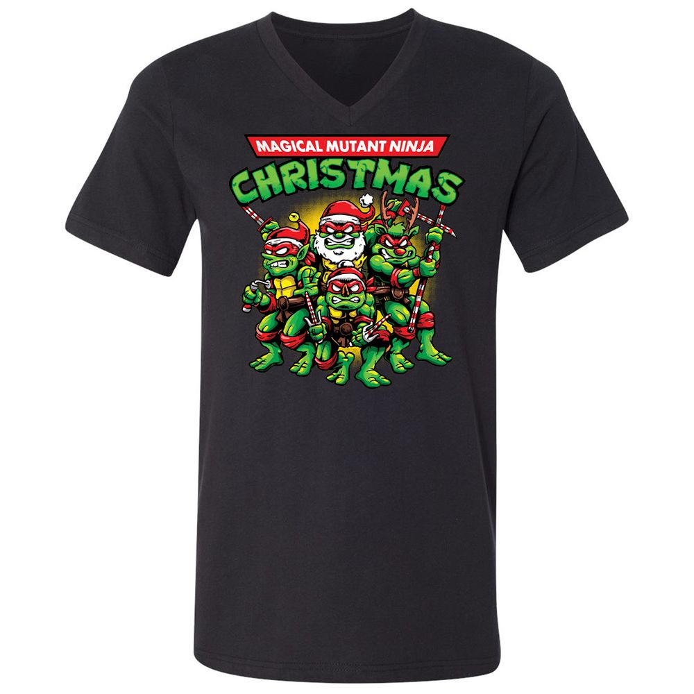 Unisex V-Neck T-Shirt - RLTAGR8X - Black - 16