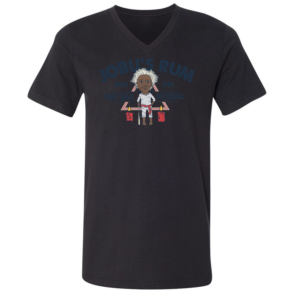 Unisex V-Neck T-Shirt - TJ724RGP - Black - 16