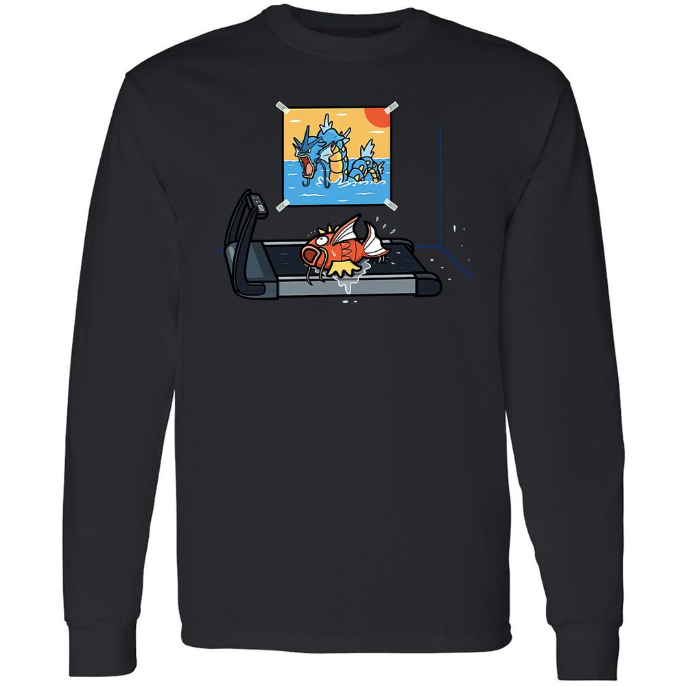 Long Sleeve T-Shirt - TEQMHXXW - Black - 16