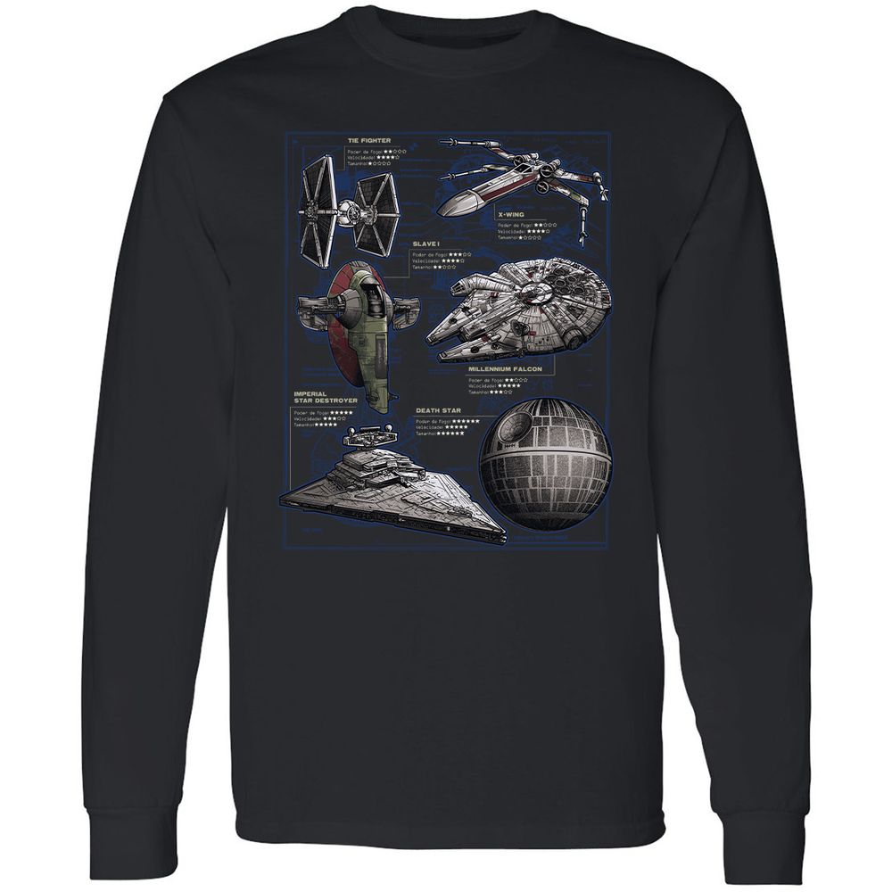 Long Sleeve T-Shirt - C9HYLYR7 - Black - 16