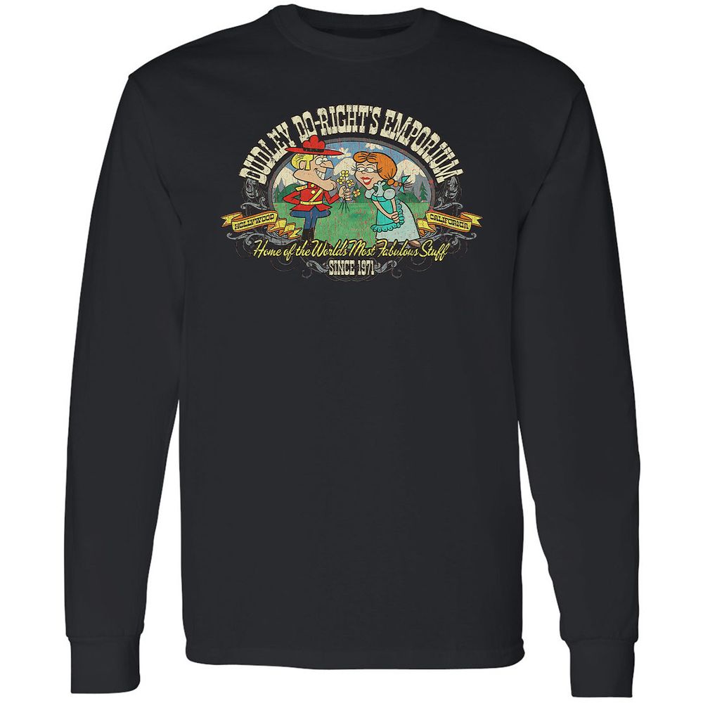 Long Sleeve T-Shirt - UQJM8KDW - Black - 16