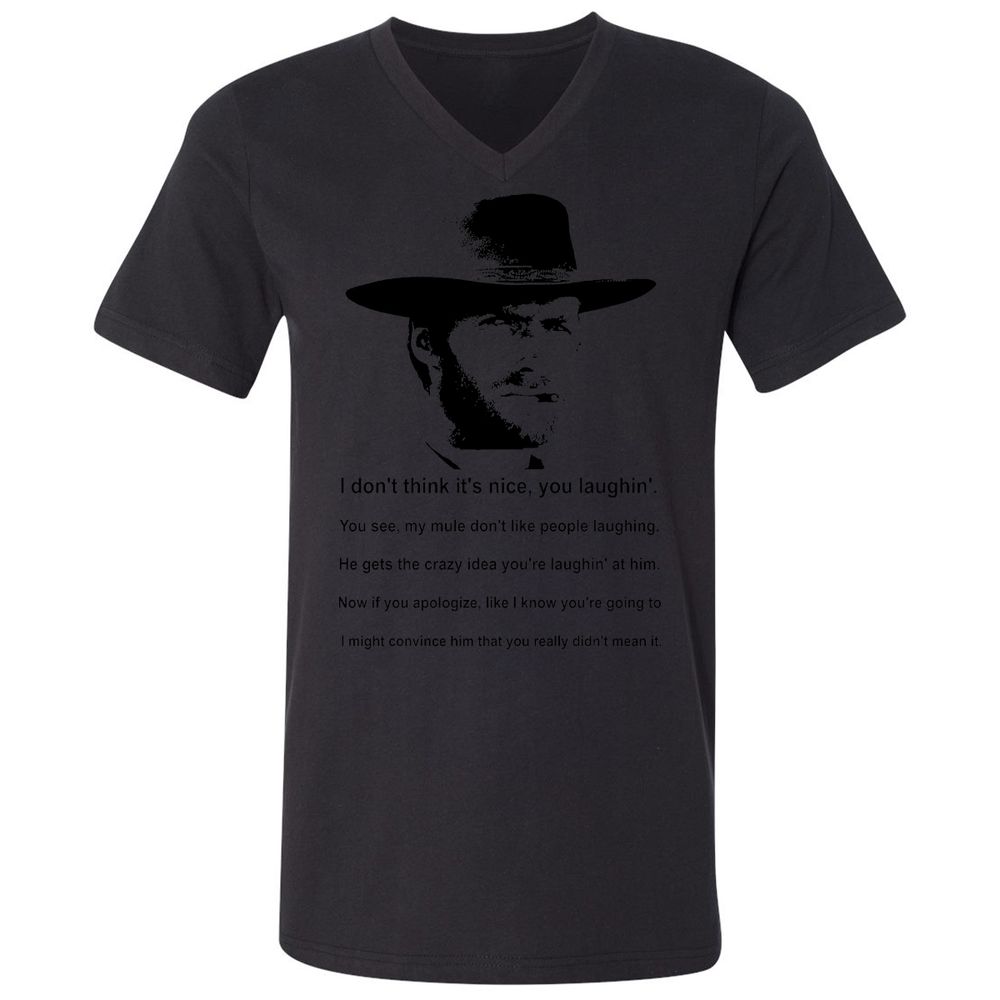 Clint Eastwood Mule Quote - Black - 16