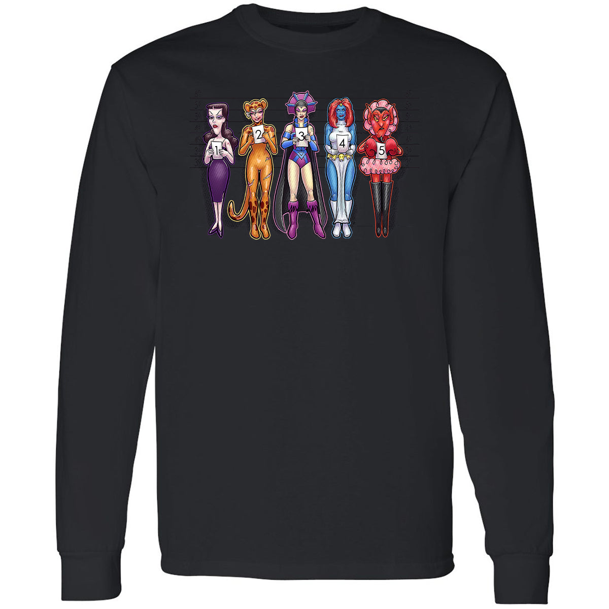 Long Sleeve T-Shirt - 59PL27PZ - Black - 16