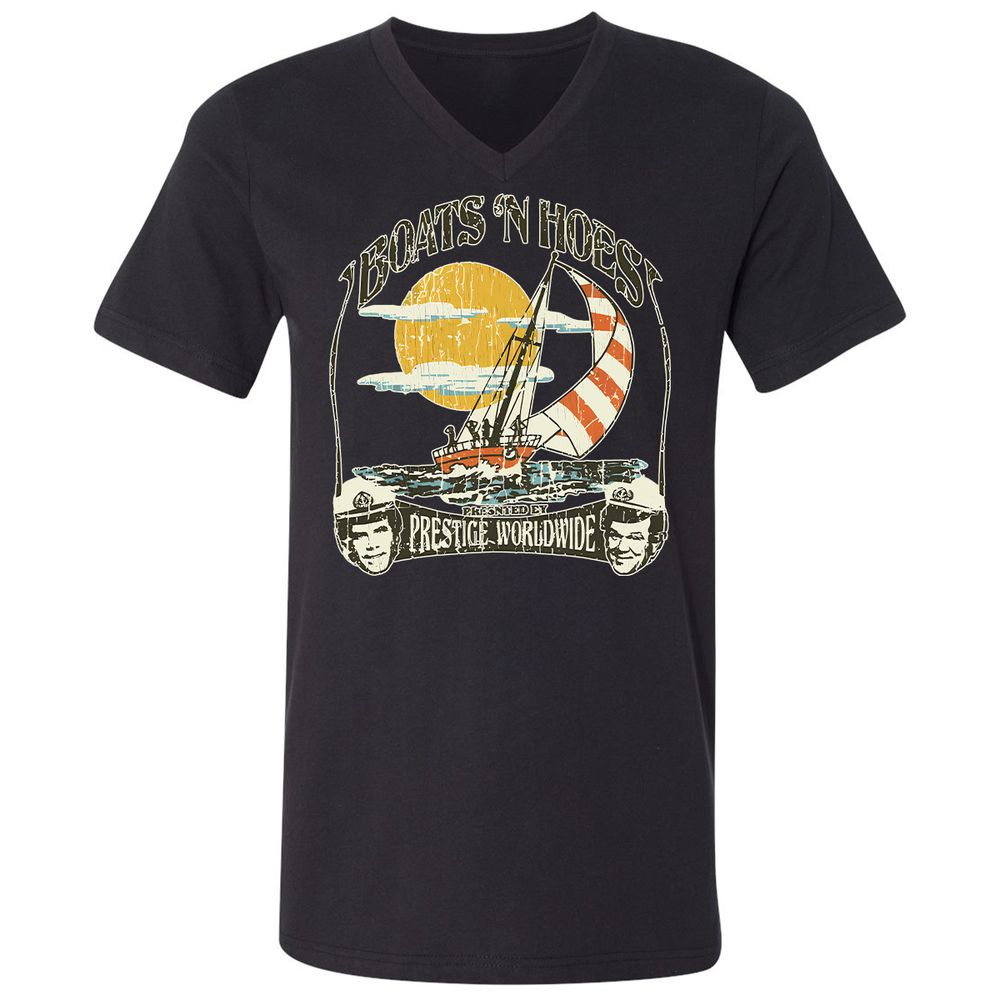 Unisex V-Neck T-Shirt - RFUMPZU4 - Black - 16