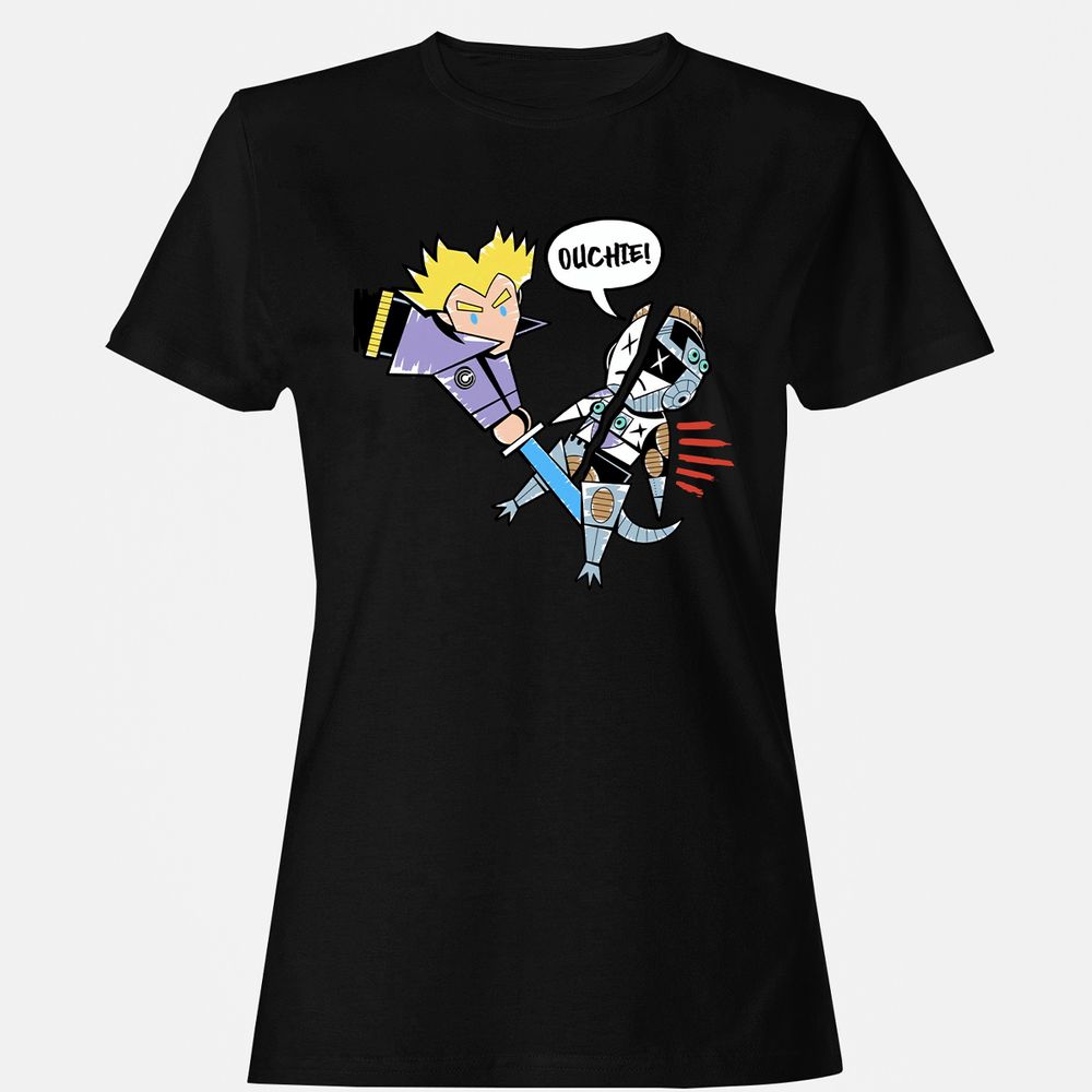 Women's T-Shirt - E57NVJZB - Black - 16