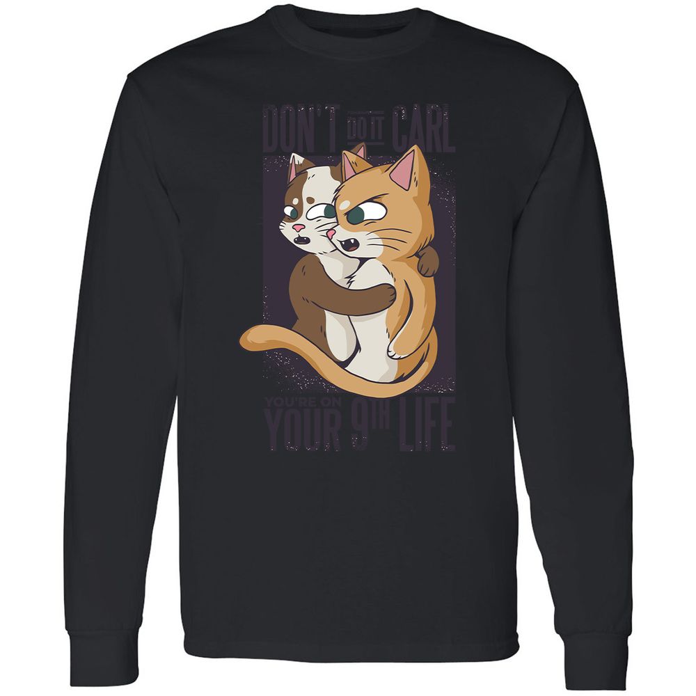 Long Sleeve T-Shirt - 4KFJZN6M - Black - 16