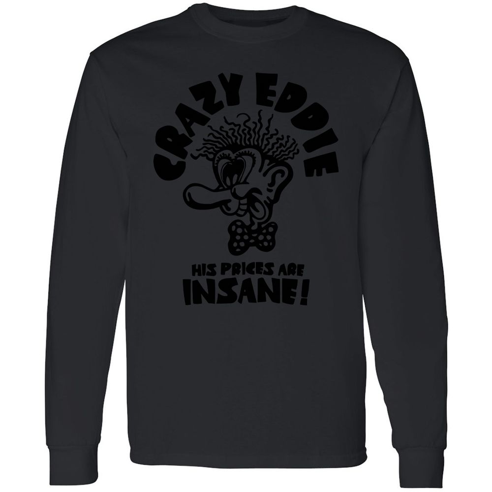 Long Sleeve T-Shirt - U8BYAMH5 - Black - 16