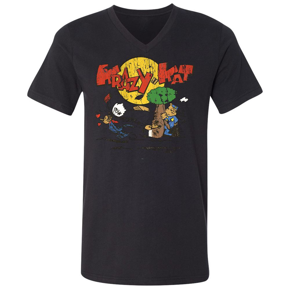 Unisex V-Neck T-Shirt - VGVMMZ24 - Black - 16