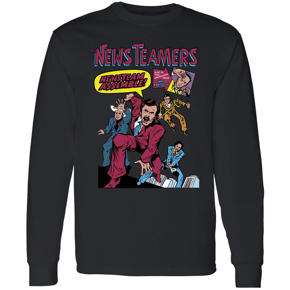 Long Sleeve T-Shirt - PCX4YKFJ - Black - 16