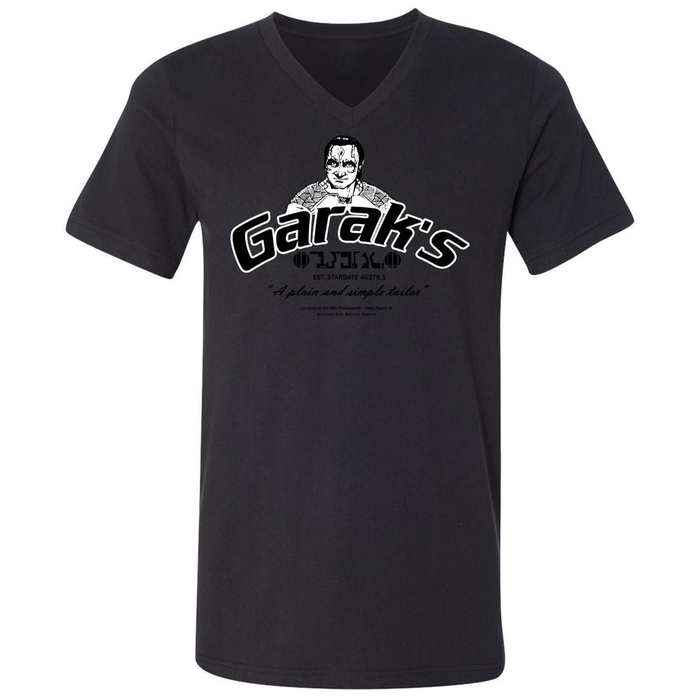 Unisex V-Neck T-Shirt - M11SV5PJ - Black - 16