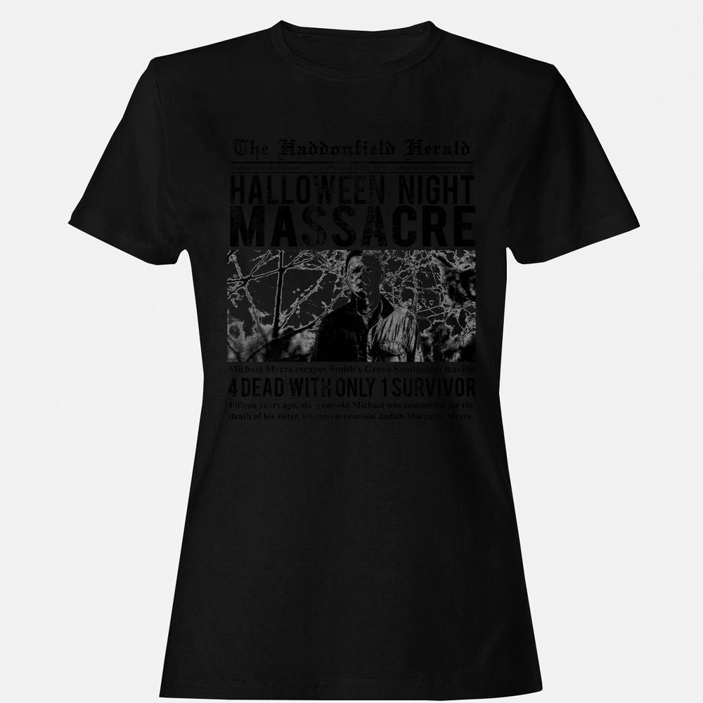 Women's T-Shirt - 83VGBXE9 - Black - 16