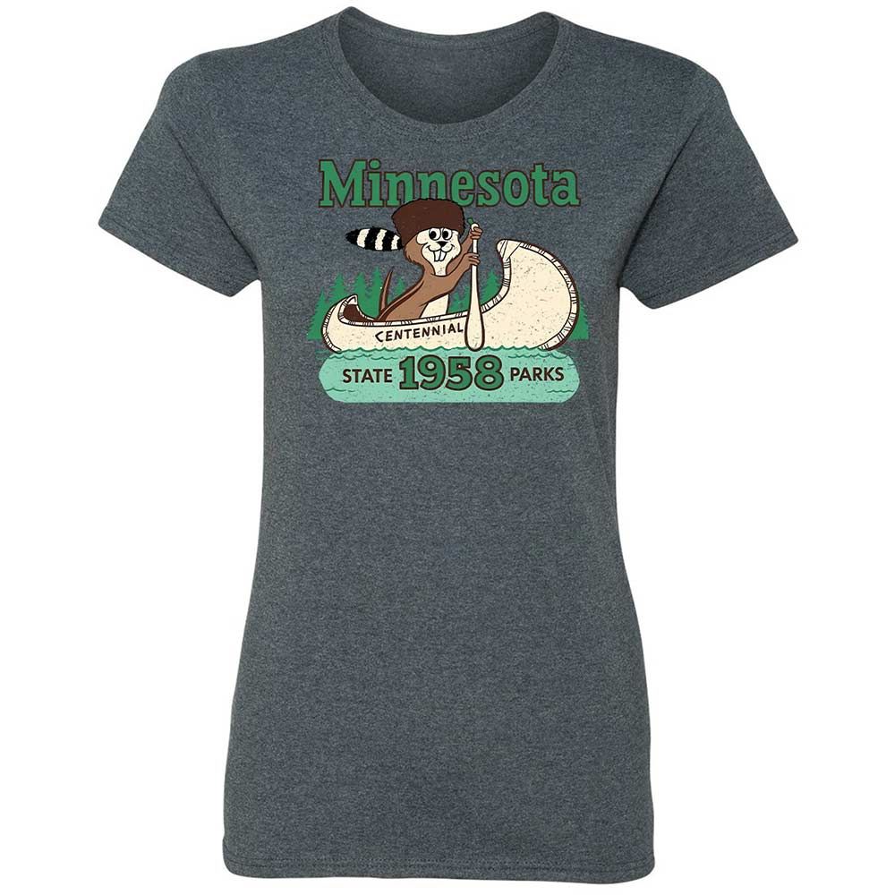Women's T-Shirt - 4EW6CFYT - Dark Heather - 16