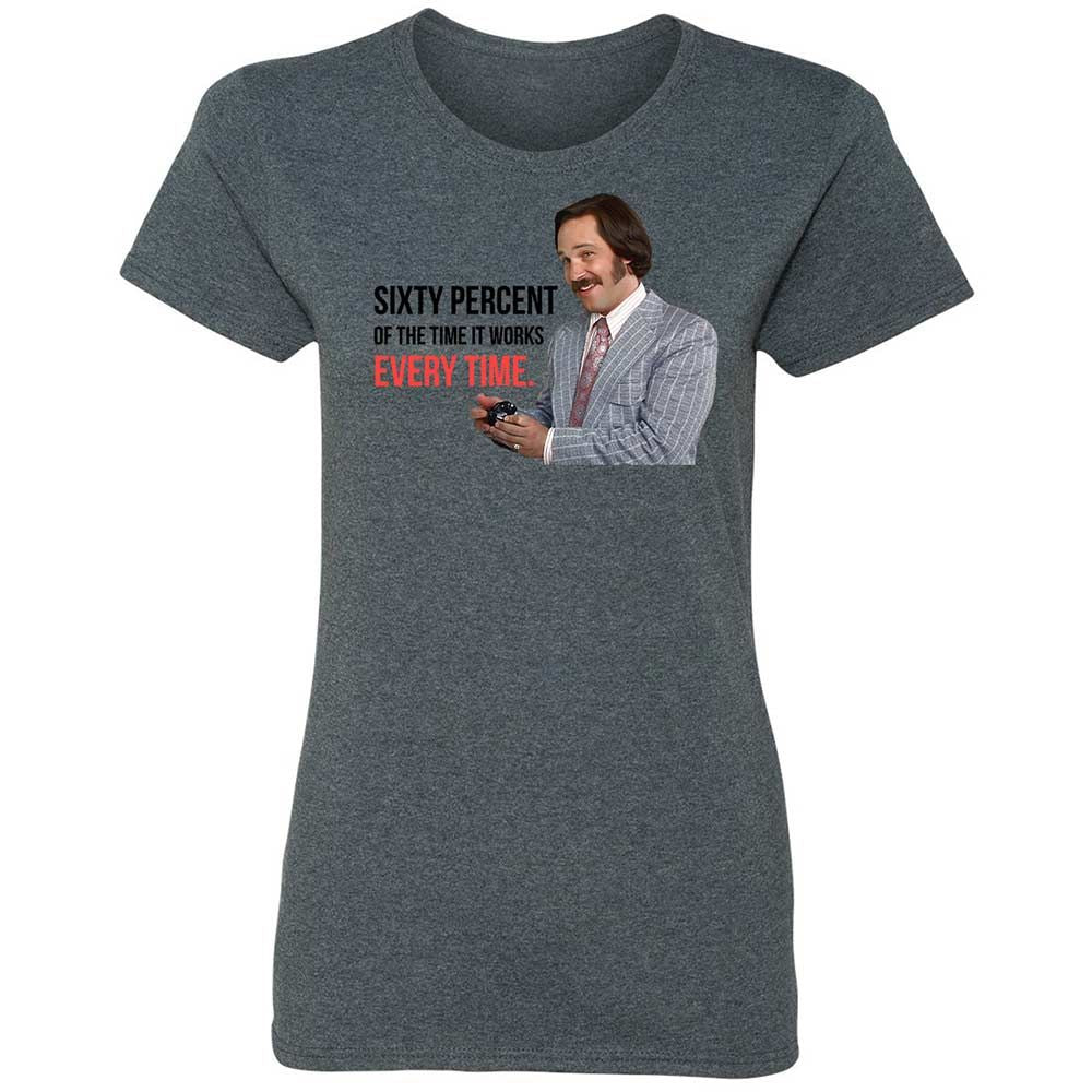 Women's T-Shirt - 871B9KUT - Dark Heather - 16