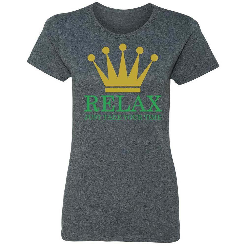 Relax Just Take Your Time - Dark Heather - 16