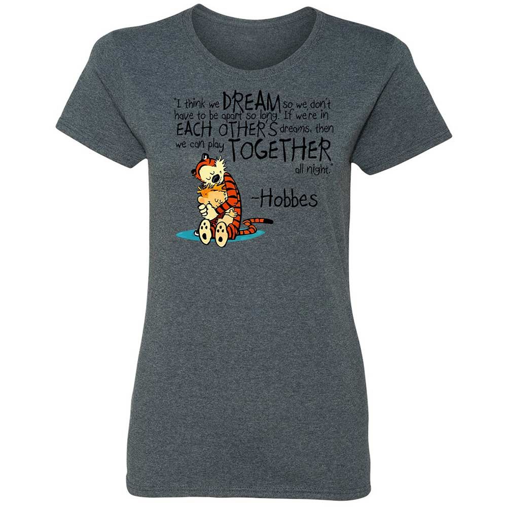 Calvin Hobbes Dreams - Dark Heather - 16