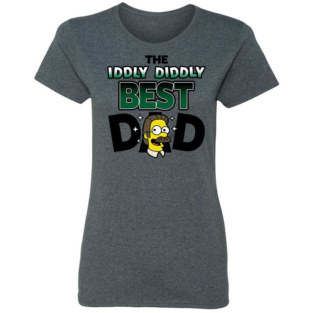The Iddly diddly best dad - Dark Heather - 16