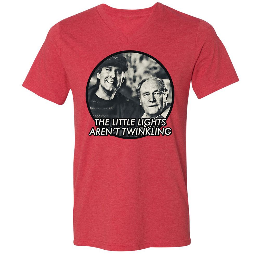 Unisex V-Neck T-Shirt - GHWZSKAA - Heather Red - 16