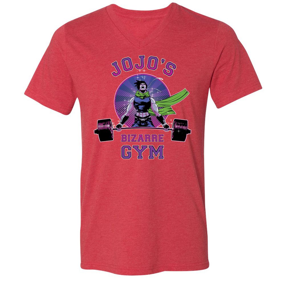 Unisex V-Neck T-Shirt - SBDSF32P - Heather Red - 16