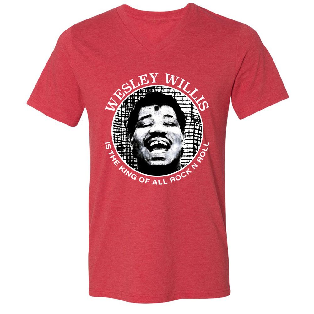 Wesley Willis is the king - Heather Red - 16