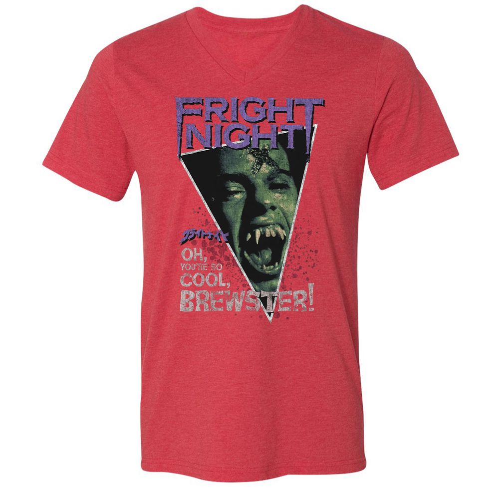 Unisex V-Neck T-Shirt - P46LCXEX - Heather Red - 16