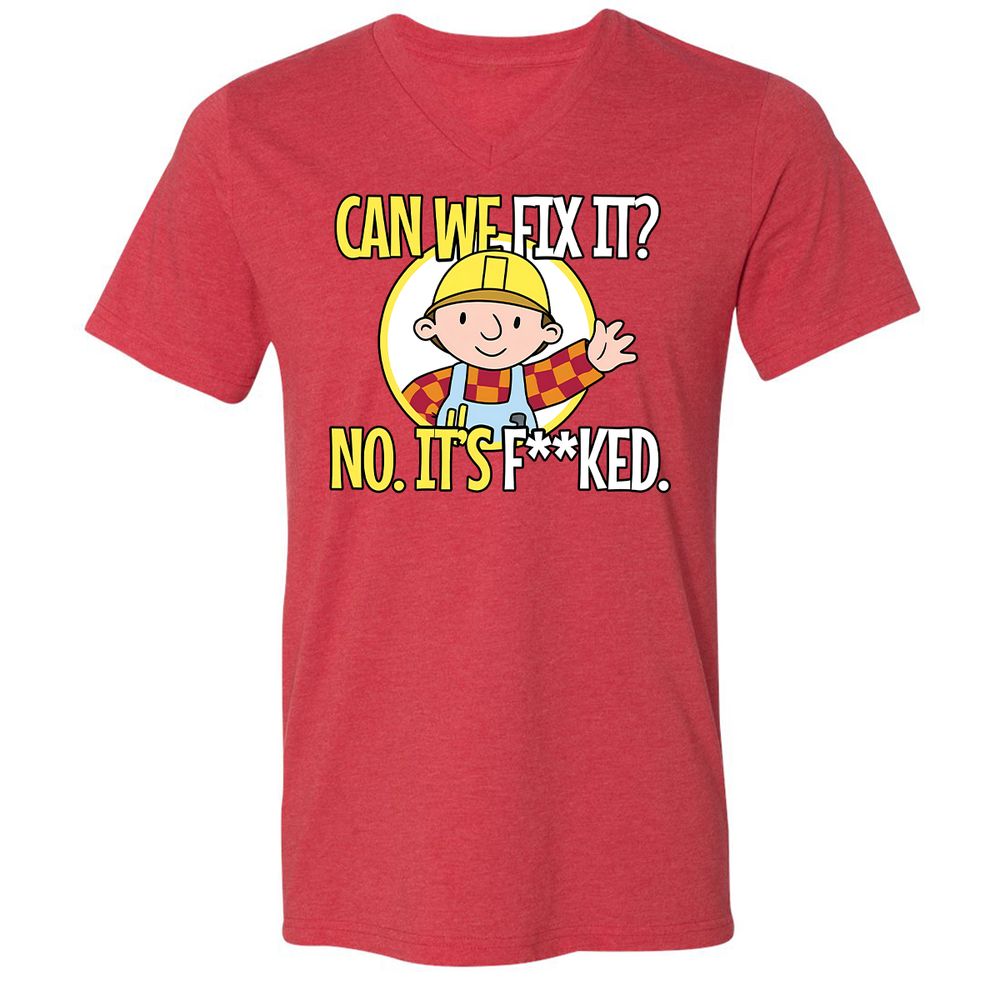 Can We Fix It - Heather Red - 16
