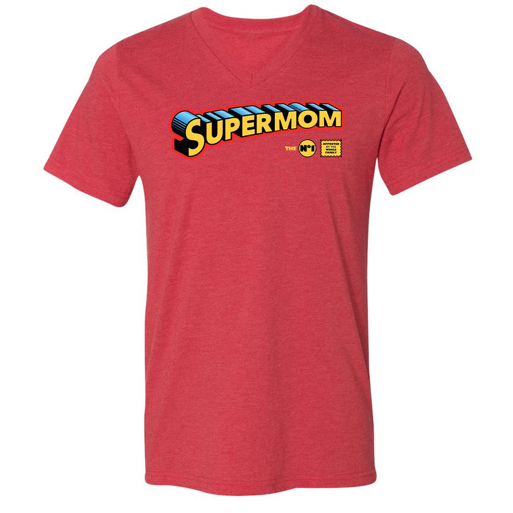 Unisex V-Neck T-Shirt - 2DL8WVKM - Heather Red - 16