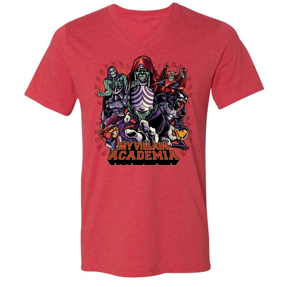 Unisex V-Neck T-Shirt - G3E5142V - Heather Red - 16