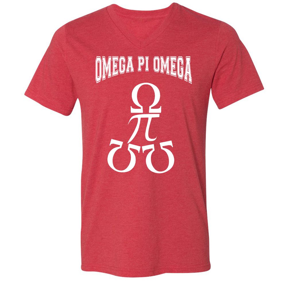 Unisex V-Neck T-Shirt - MTV8D1KS - Heather Red - 16