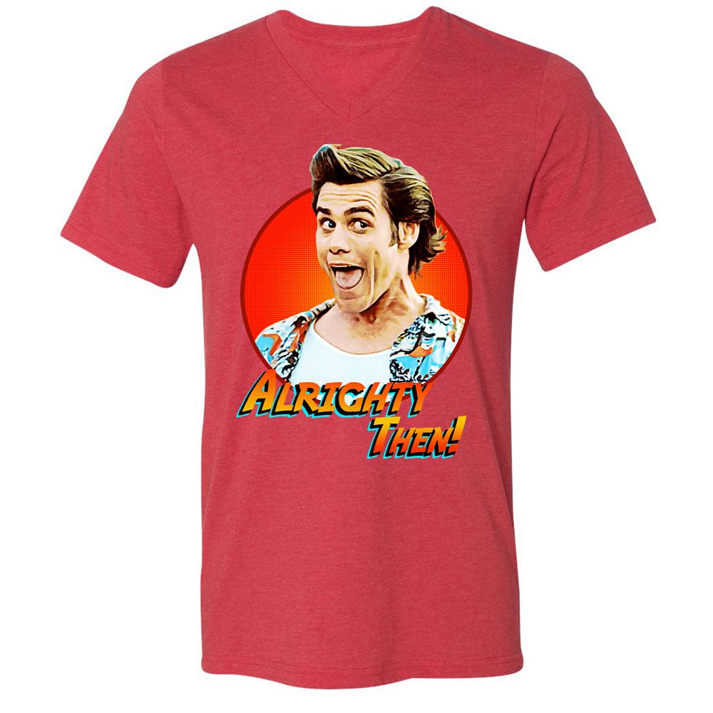Unisex V-Neck T-Shirt - FW4C798Y - Heather Red - 16