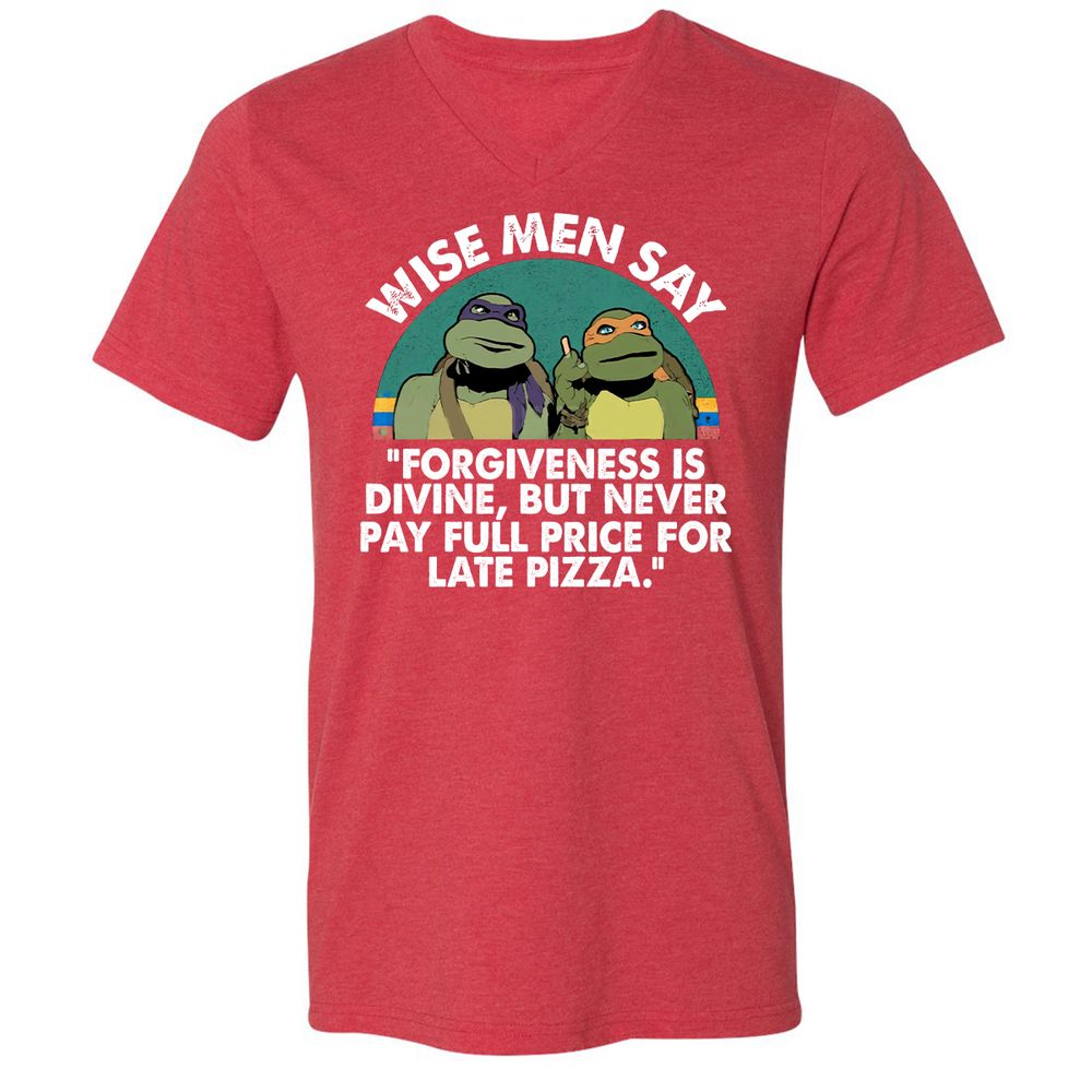 Unisex V-Neck T-Shirt - JET29G31 - Heather Red - 16