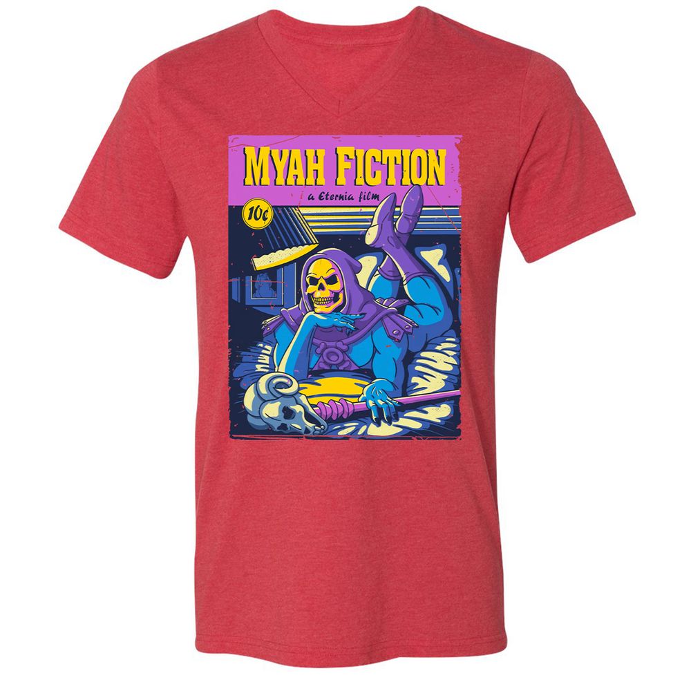 Unisex V-Neck T-Shirt - VN1P7GKV - Heather Red - 16