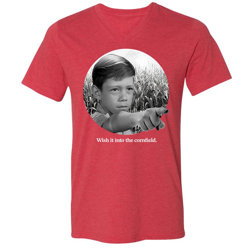 Wish It Into The Cornfield - Heather Red - 16