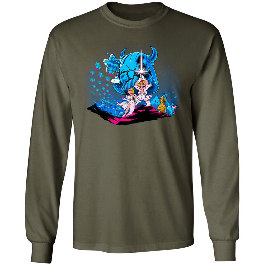 Long Sleeve T-Shirt - 7GPHQCQT - Military Green - 16